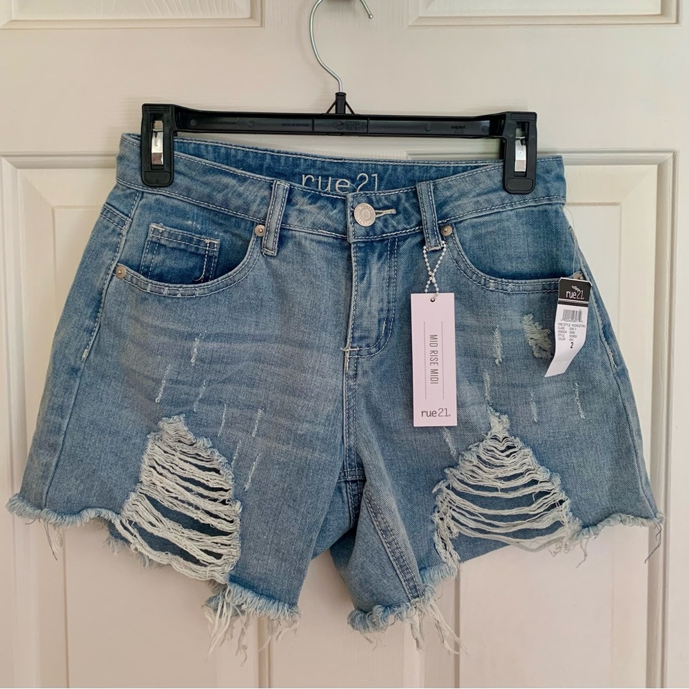 Rue 21 Distressed Jean Shorts 2
